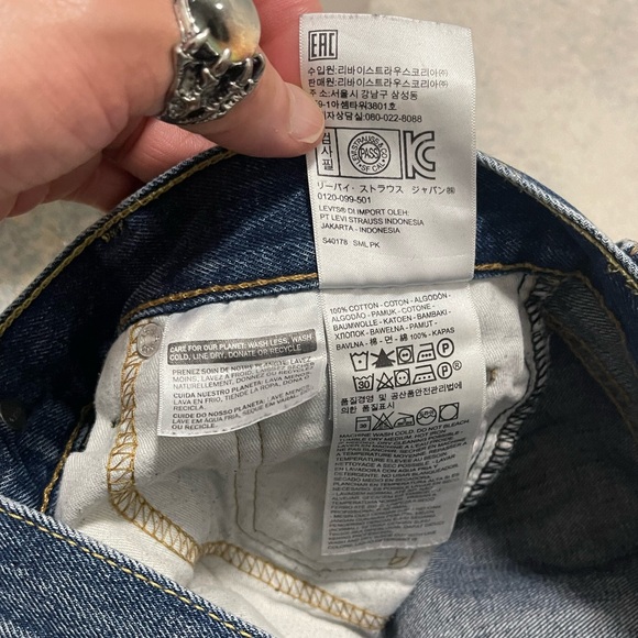 EUC Men’s Size 29 (29” X 32”) Levi’s 511™ Slim Fit Distressed Jeans 100% Cotton - Picture 11 of 11